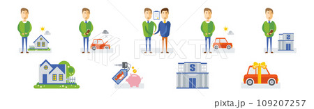 Different Insurance Case as Security and Protection Vector Icon Set Different Insurance Case as Security and Protection Vector Icon Set 109207257