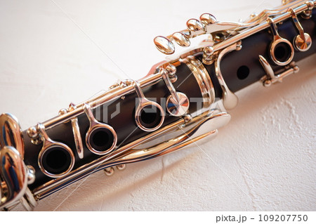 B♭クラリネット。吹奏楽部の小学4年生が購入したプラ管のクラリネット。 109207750