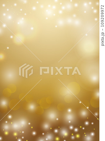 キラキラ背景タテ〜ゴールド02 キラキラ背景タテ〜ゴールド02 109209972