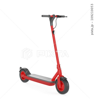 Red electric scooter 109210053