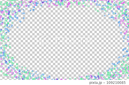 pastel colored stipple frame 109210085