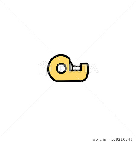 シンプルなセロハンテープのイラスト シンプルなセロハンテープのイラスト 109210349