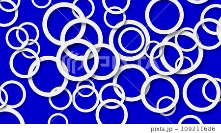Abstract background of rings with shadows Abstract background of rings with shadows 109211686