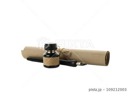 PNG, pen, sheet and ink, isolated on white background. PNG, pen, sheet and ink, isolated on white background. 109212003