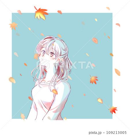 センチメンタルな女性　紅葉 109213005