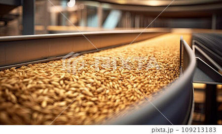 Conveyor for moving wheat grain Conveyor for moving wheat grain 109213183