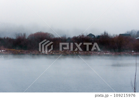 Mystical Waters A Serene Reflection of Nature's Elegance and Enigma 109215976