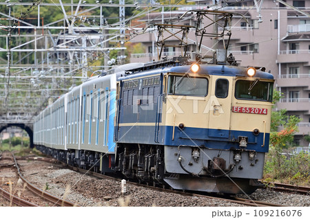 東海道本線 真鶴 JR貨物 EF65-2074(新鶴見)+西武 40000系 40164F 東海道本線 真鶴 JR貨物 EF65-2074(新鶴見)+西武 40000系 40164F 109216076