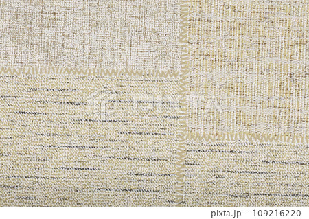 A piece of paper wallpaper with a matting or burlap pattern. Beige matting texture background. 109216220