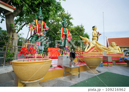Big Buddha temple in Chonburi province, Thailand 109216962