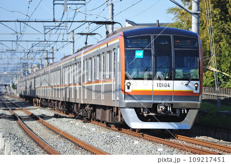 西武池袋線 ひばりヶ丘ー保谷 東京メトロ 10000系 10104 西武池袋線 ひばりヶ丘ー保谷 東京メトロ 10000系 10104 109217451