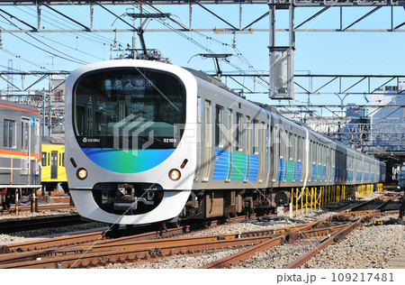 西武池袋線 保谷 西武鉄道 30000系 32103 西武池袋線 保谷 西武鉄道 30000系 32103 109217481