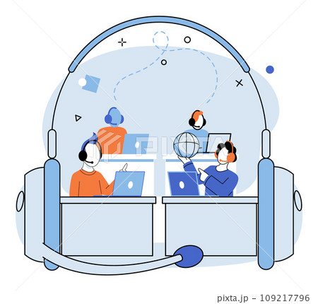 Call center hotline. Vector illustration. The hot line serves as lifeline for those in need immediate assistance Reach out for technical support through hotline for any issues you encounter Effective Call center hotline. Vector illustration. The hot line serves as lifeline for those in need immediate assistance Reach out for technical support through hotline for any issues you encounter Effective 109217796