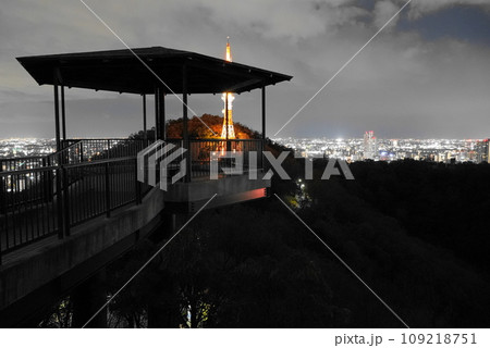 初冬の岐阜の夜景 初冬の岐阜の夜景 109218751