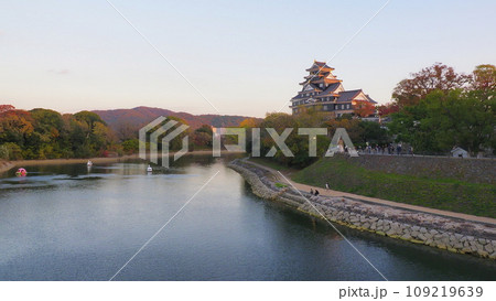 岡山城天守閣（夕景）1 109219639