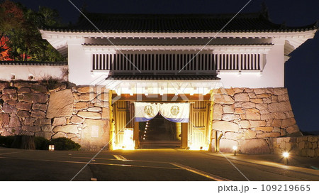 岡山城不明門(夜景)2 岡山城不明門(夜景)2 109219665