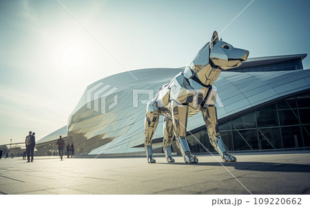 未来的な柴犬 109220662