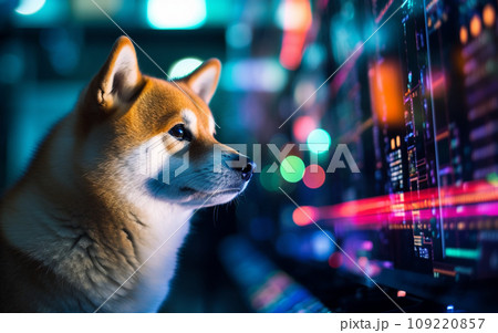 未来的な柴犬 未来的な柴犬 109220857