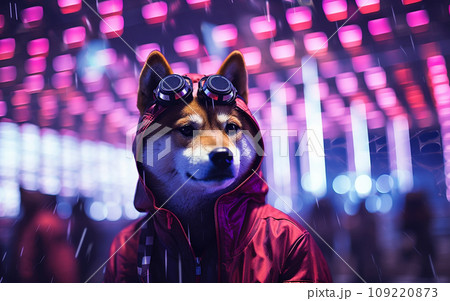 未来的な柴犬 109220873