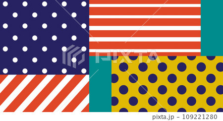 OLGA (1979) "Am dream" pattern combination. Late 1970's fashion style, fabric print, textile pattern (incl.inside: vector seamless pattern set). OLGA (1979) "Am dream" pattern combination. Late 1970's fashion style, fabric print, textile pattern (incl.inside: vector seamless pattern set). 109221280