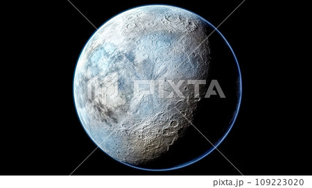 Lunar elegance, A mesmerizing view from space 109223020