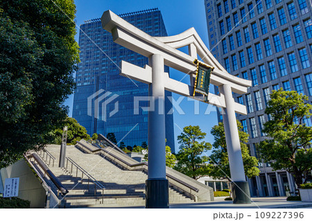 【東京の都市風景】日枝神社周辺の都市風景 【東京の都市風景】日枝神社周辺の都市風景 109227396