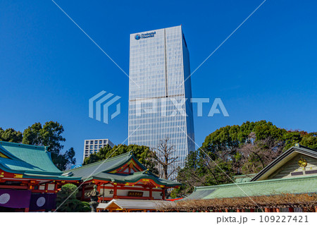 【東京の都市風景】日枝神社周辺の都市風景 【東京の都市風景】日枝神社周辺の都市風景 109227421