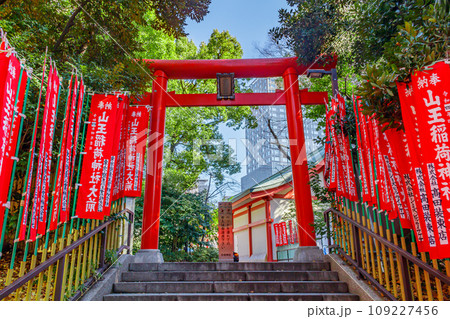 【東京の都市風景】日枝神社周辺の都市風景 109227456