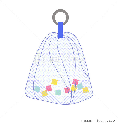 洗顔ネット 泡だて用品のイラスト 洗顔ネット 泡だて用品のイラスト 109227622