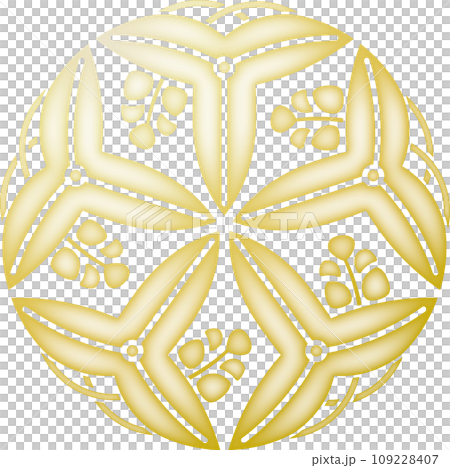 Family crest: Five different crests [gold] 109228407