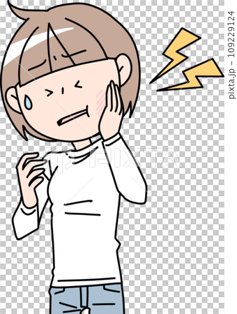 女人患牙痛 109229124