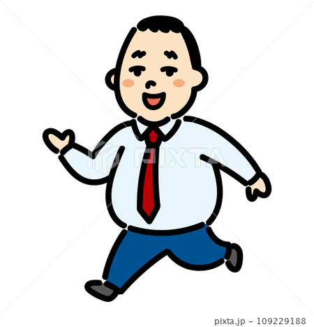 案内する　ビジネスマン 109229188
