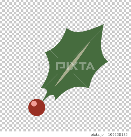 單葉冬青插畫平面設計 109230183