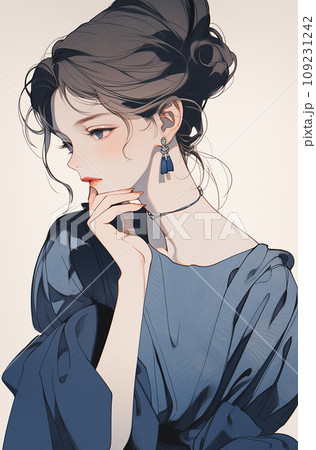 悩む女性 悩む女性 109231242