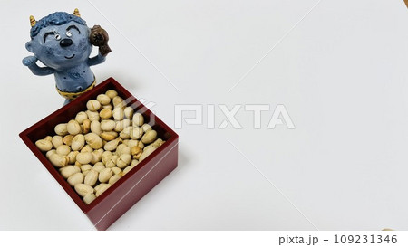 節分の鬼と豆の壁紙 節分の鬼と豆の壁紙 109231346