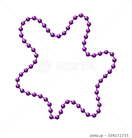 Mardi Gras Carnival Beads 109231735