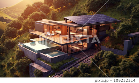 Solar Rooftop House 109232314