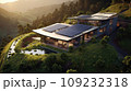 Solar Rooftop modern House amidst the valley 109232318
