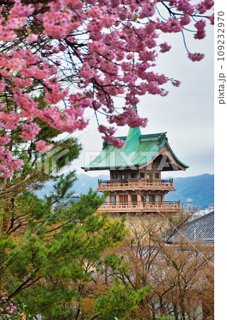 京都　春の銅閣寺  大雲院 祇園閣 109232970