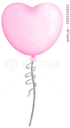 Watercolor Balloon Clipart for Parties and Celebrations 109234802