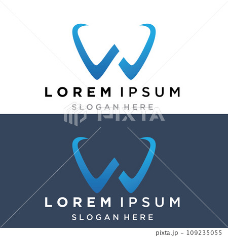 W Letter Logo Template W Letter Logo Template 109235055