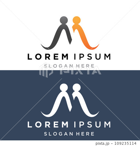 Adoption and community care Logo template vector 109235114