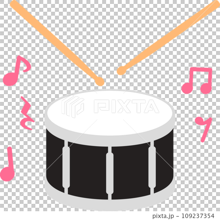 drums, notes and rests 109237354