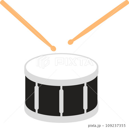 ドラムとドラムスティック 109237355