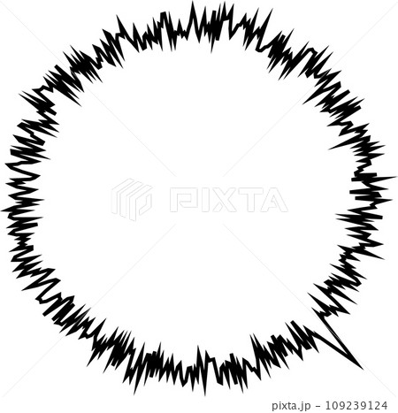 集中線のフレーム 集中線のフレーム 109239124