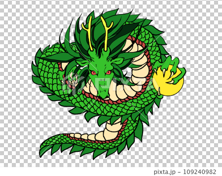 かっこいい龍のイラスト 109240982