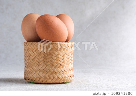 Eggs on Basketry Eggs on Basketry 109241286