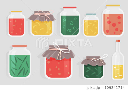 Canning vector illustration. Preserve essence each season with timeless canning concept Conserved wonders in jars, pantrys legacy and tribute to art preservation Canning, transformative process turns Canning vector illustration. Preserve essence each season with timeless canning concept Conserved wonders in jars, pantrys legacy and tribute to art preservation Canning, transformative process turns 109241714