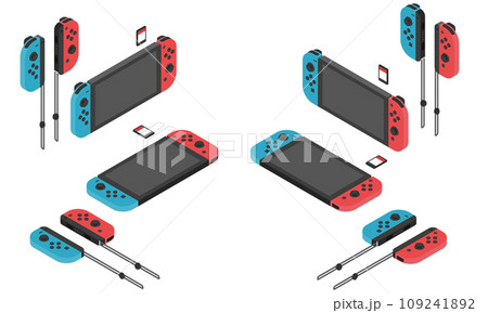 アイソメトリックイラスト:ニンテンドースイッチ 109241892