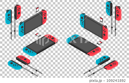Isometric illustration: Nintendo Switch 109241892